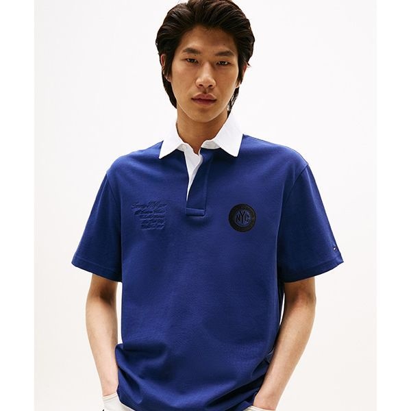 TOMMY HILFIGER 타미힐피거 TOMMY HILFIGER 클래식 럭비 티셔츠 (T12F6TKT400MT1C7G)T12F6TKT400MT1C7G 121750