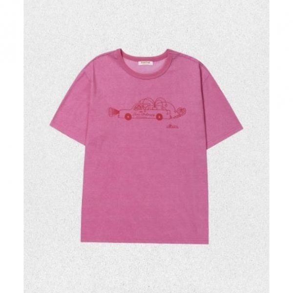 MIMTHEWARDROBE <매장정품> 밈더워드로브 MIMTHEWARDROBE 러브딜리버리 티셔츠핑크 MW251HT5PK 1422822