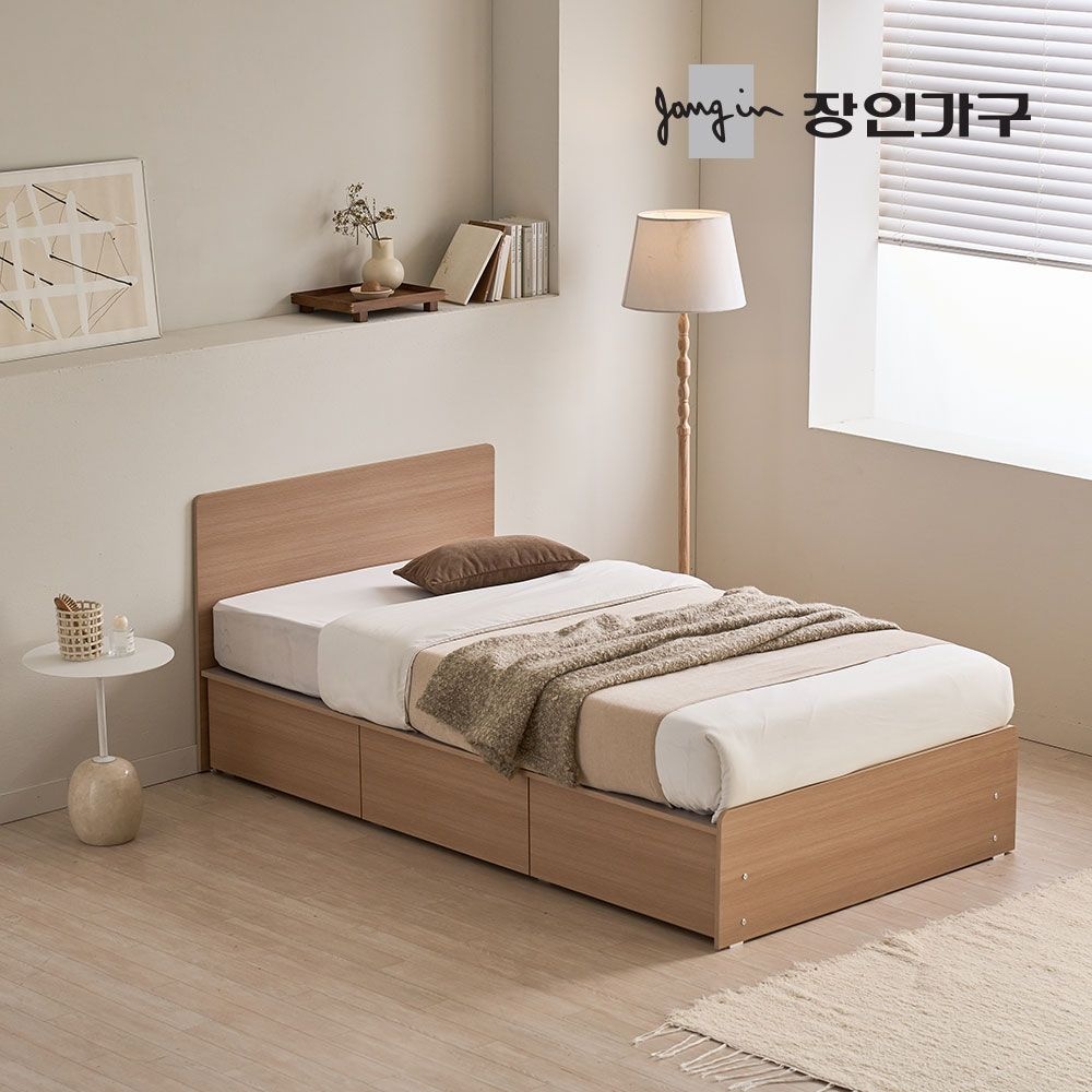 페이즈 슬림헤드 수납 서랍 침대 프레임 S/SS/D/Q/K/LK