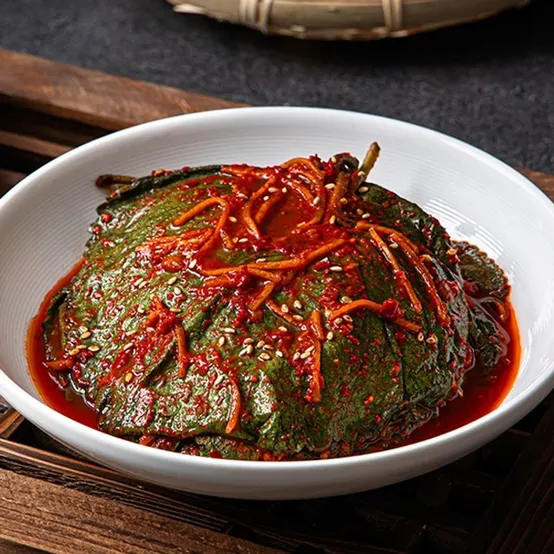 밥도둑푸드 생깻잎김치 500g