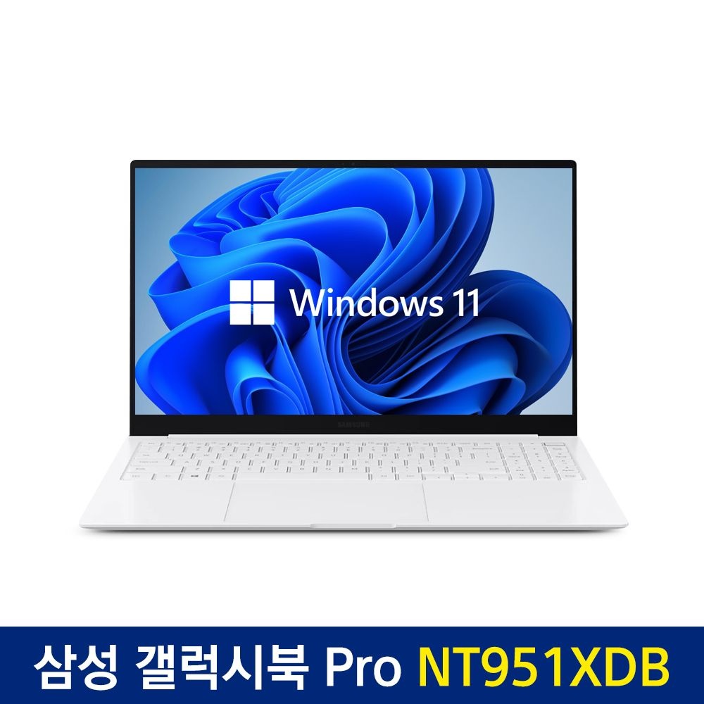 삼성전자 삼성전자 삼성 갤럭시북 프로 NT951XDB 노트북 i5-1135G7 /16G /512G /Intel Iris Xe/ 윈11/15.6/실버