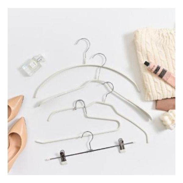 (주)에쎄르 OEM [베스트하임] (더블세트)  강철 논슬립 옷걸이 120개