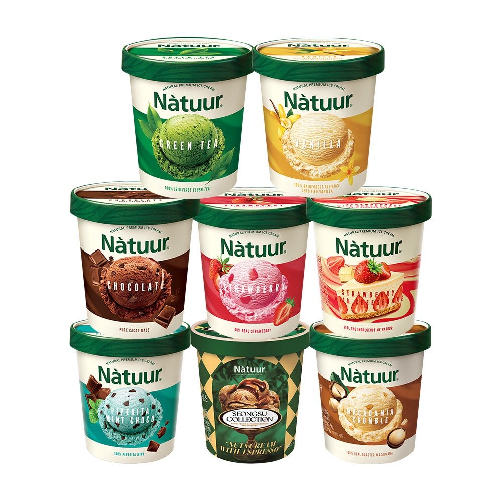 나뚜루 파인트 8종 4개 + 선착순 1개 증정