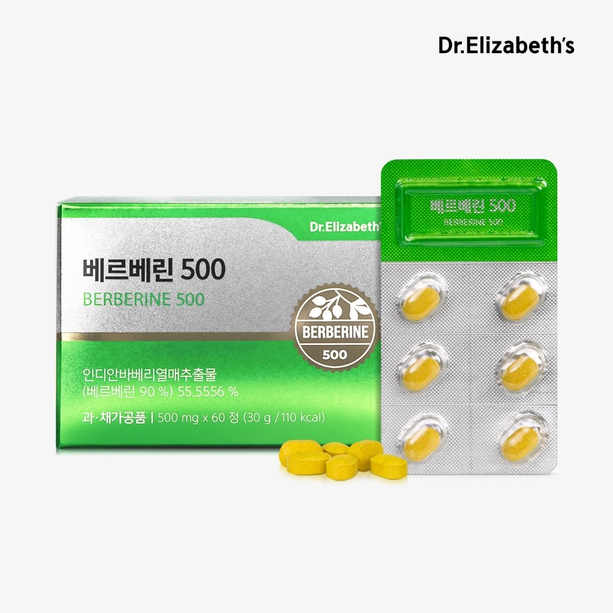 나우푸드 닥터엘리자베스 베르베린 500mg 60정 1개월분