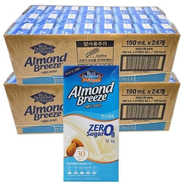 46344868-아몬드 브리즈 언스위트 190ml x48팩 아몬드우유