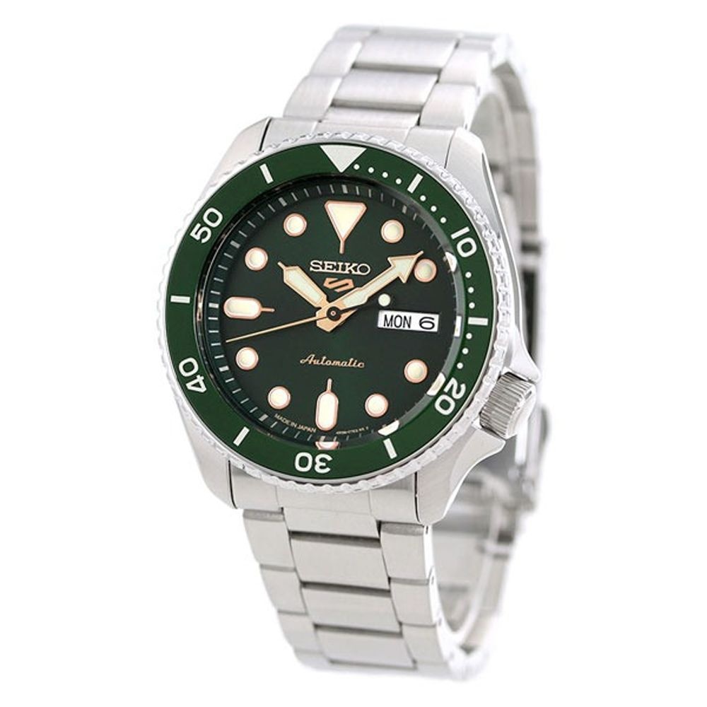 [해외] 세이코 5 스포츠 SKX 메탈 남성 손목시계 SBSA013