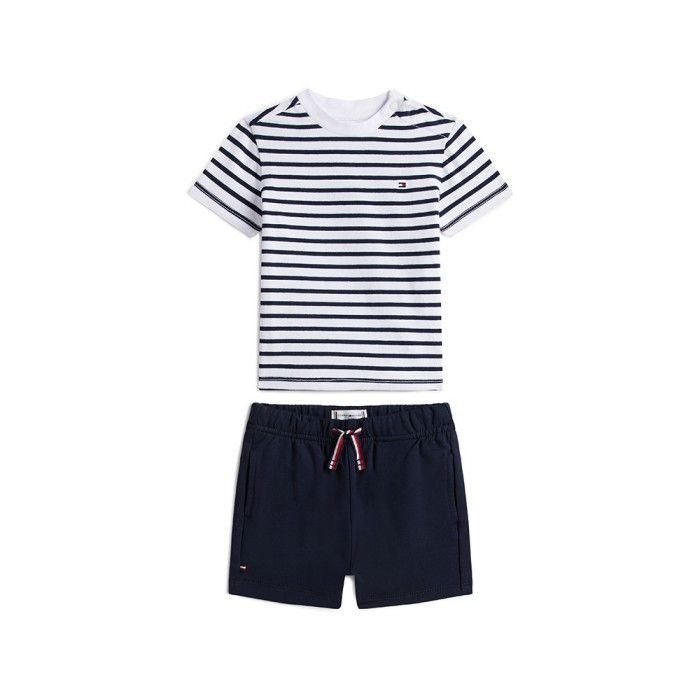 TOMMY HILFIGER 타미힐피거 키즈 [공식] [BABY] 스트레치 테리 쇼츠T42G1NPC270BT1C1G