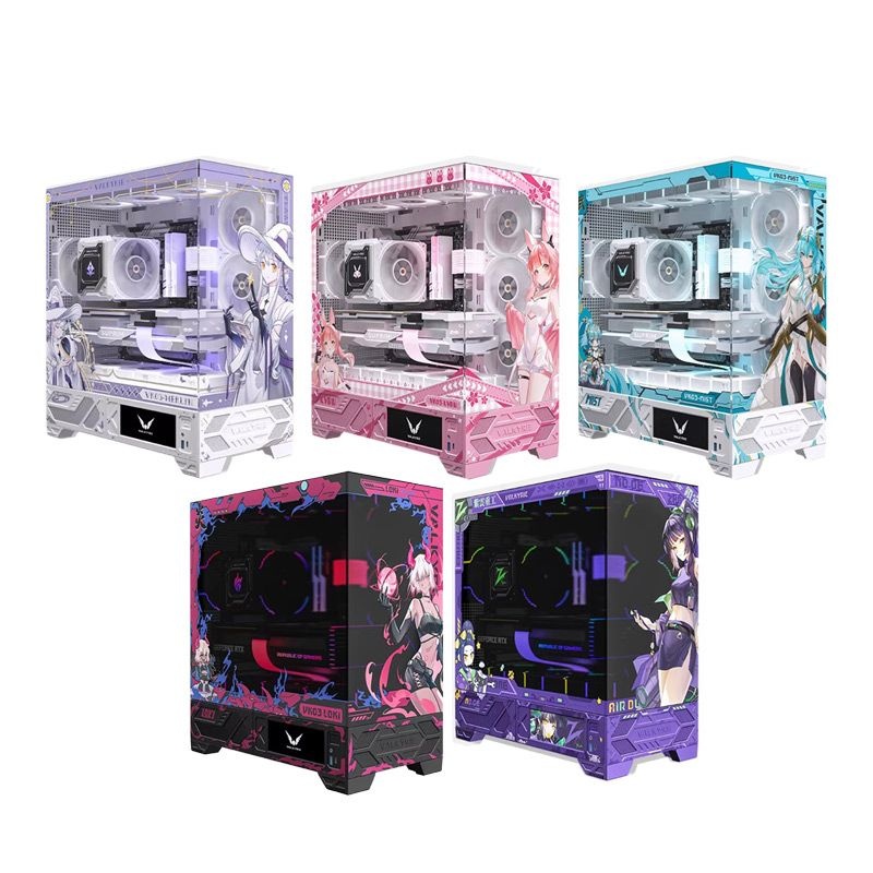발키리 VALKYRIE VK03 게이밍 물주입식 데스크탑 케이스 360 수랭 쿨러 지원 270도 개방형 구조