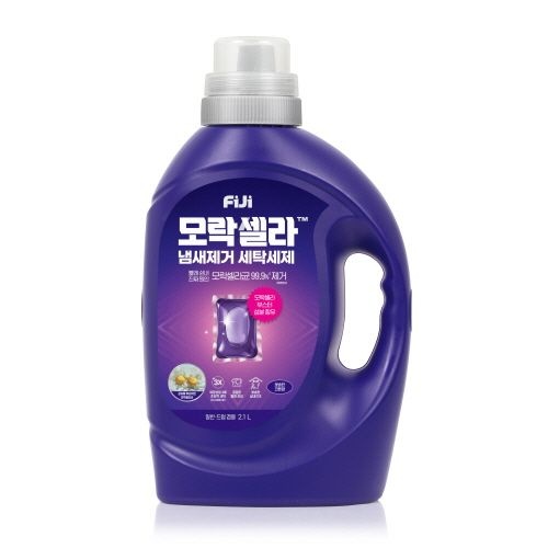 [온누리7%혜택]피지 모락셀라 냄새제거 액체세제 일반드럼 겸용 코튼향 용기 2.1L
