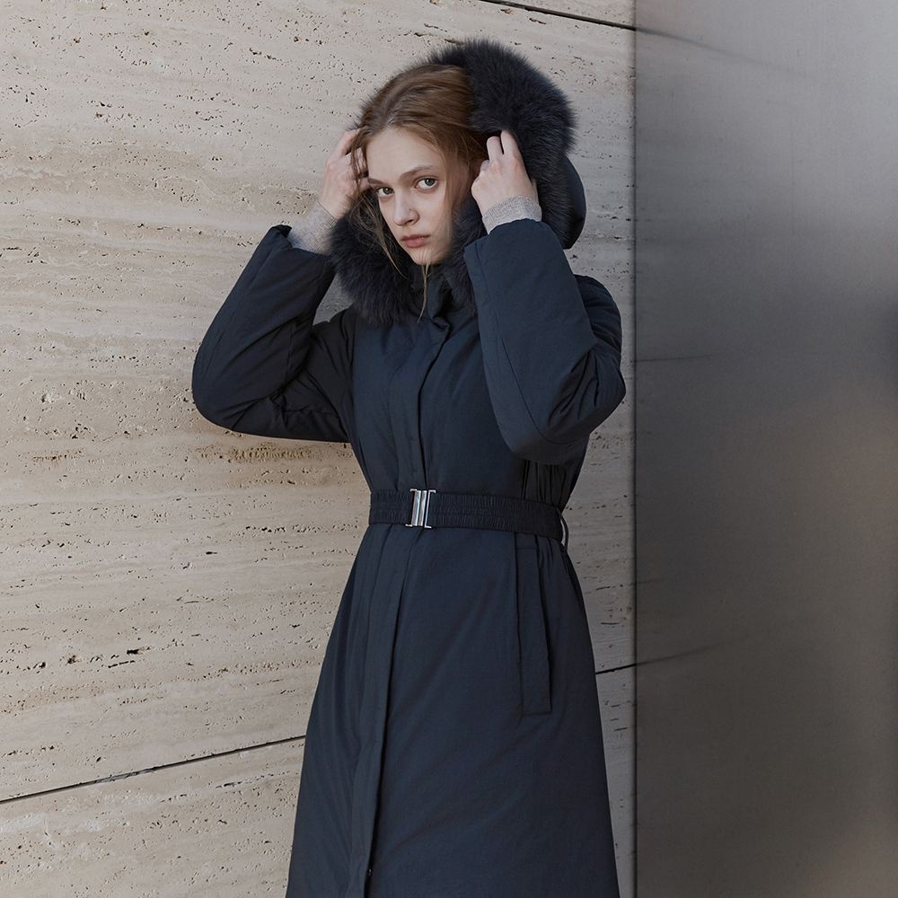 [25 F/W] 폭스퍼 벨티드 롱 구스 다운 ITPCZPD350