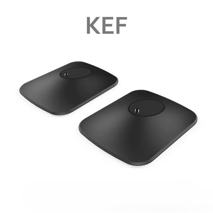 [해외] KEF 스탠드 데스크 선반 테이블 스피커 패드 P1 LSX2용 블랙