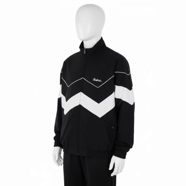 SAKUN SAKUN 남녀공용 블랙 우븐 자켓