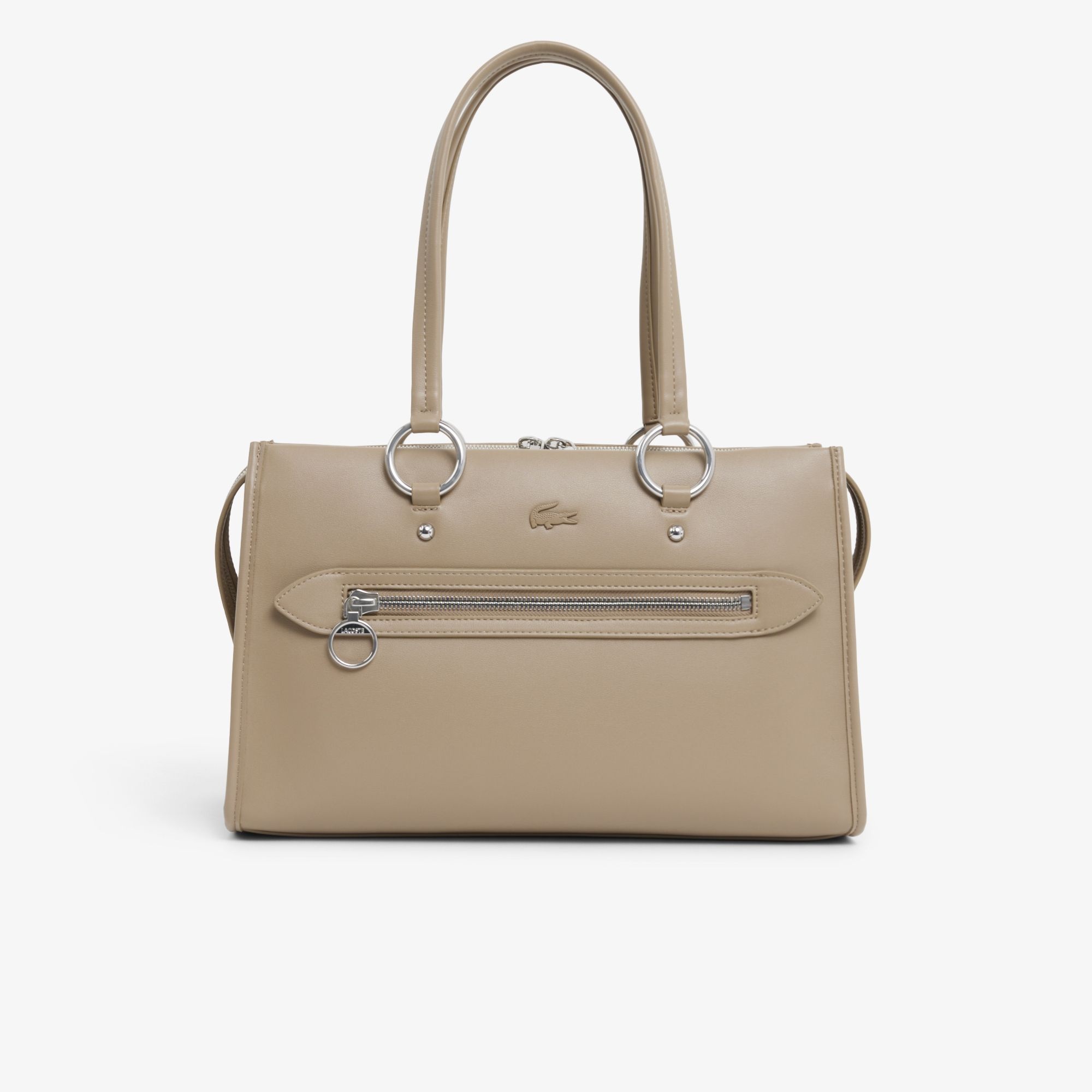 라코스테 [AK분당점] [라코스테] NF5231A56G 셀리스 CELYS 스몰 탑핸들 백 (C87/베이지)