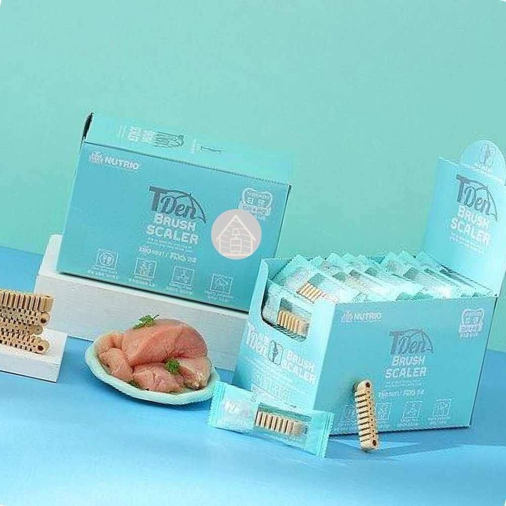 서다락협력회사 티덴 브러쉬 스케일러 관절 8G 50개 치석껌 강아지양치껌 강아지치석제거껌