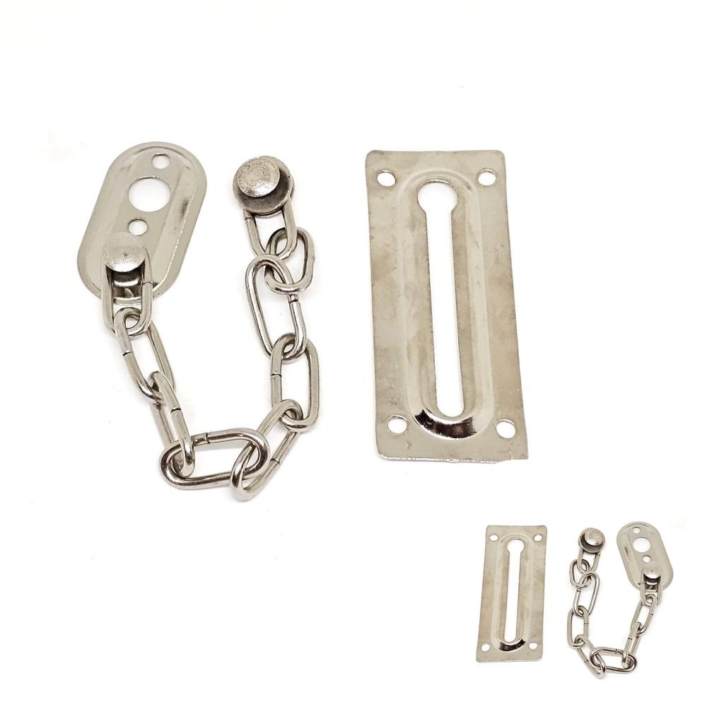 상세설명참조 뮤 미닫이문걸쇠 문잠금장치 문안전고리 현관문 슬라이딩 샷시 방문 도어체인 이중