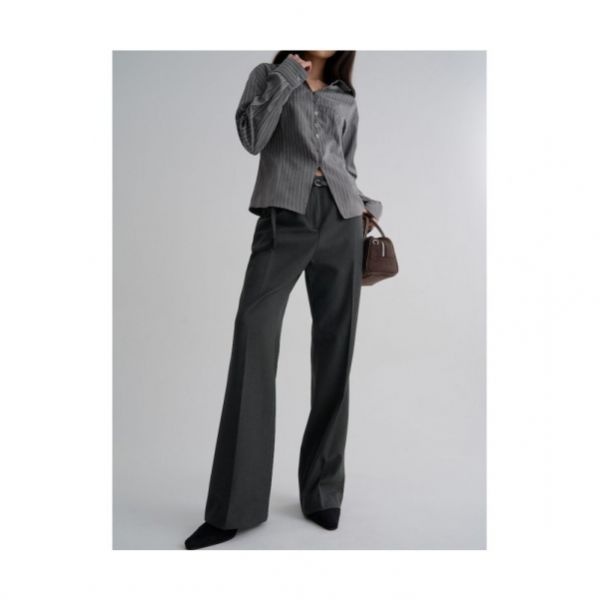 <매장정품> 8SECONDS 에잇세컨즈 윈터 벨티드 부츠컷 슬랙스 애쉬 356121WM34 1194150