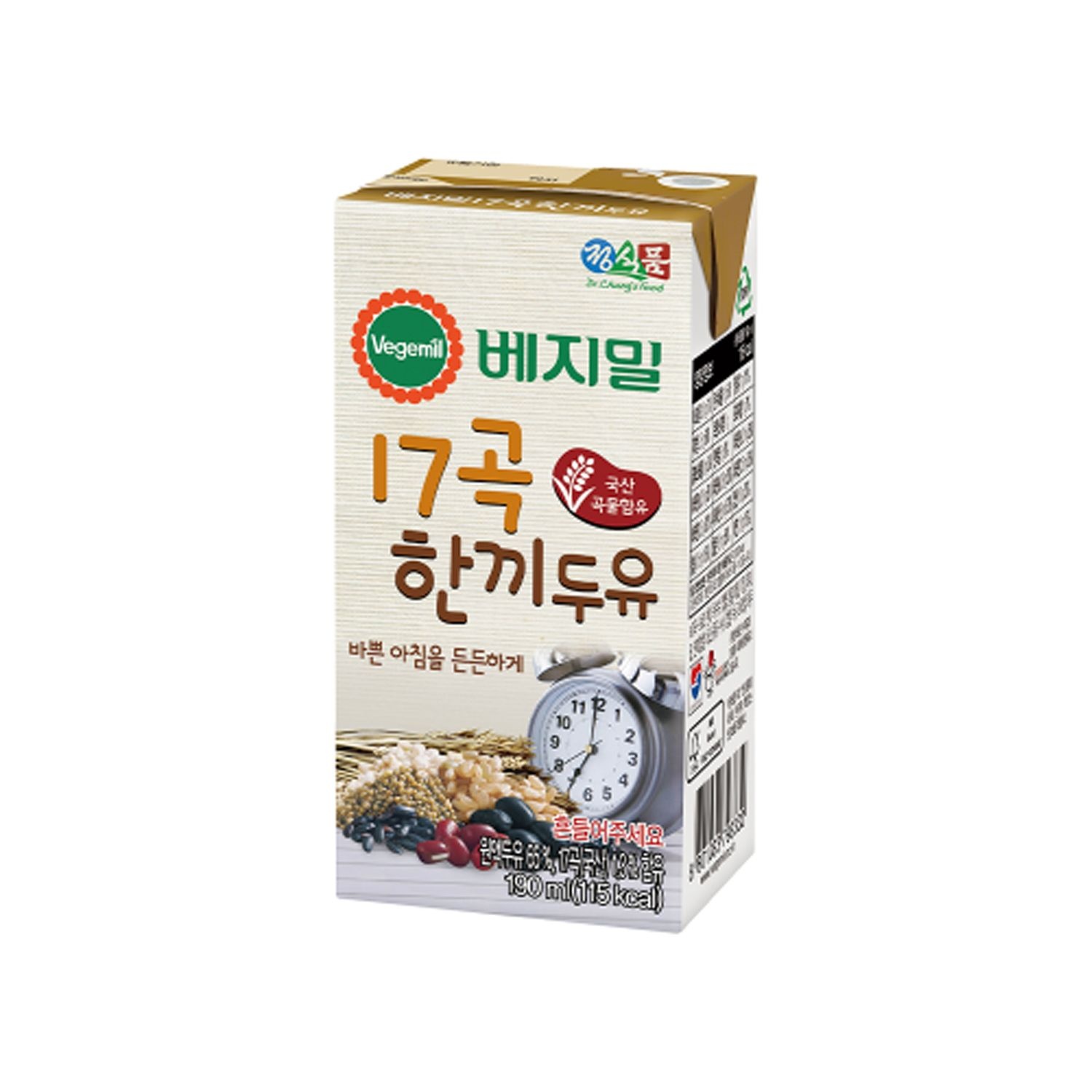 [롯데백화점] 베지밀 [정식품]베지밀 17곡 한끼두유 190mlx48팩