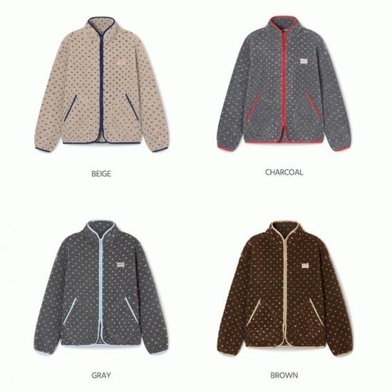 상품상세참조 도트패턴 플리스 점퍼 / Dot Pattern Fleece Jacket_A WHMZF4V61F