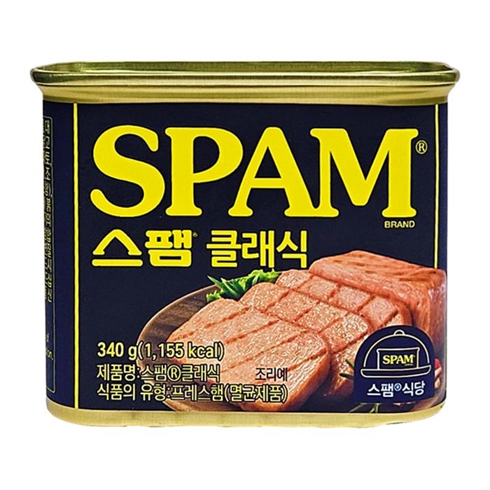 CJ제일제당 CJ 스팸 클래식 340g / 깡통햄 간단 반찬 요리 볶음밥