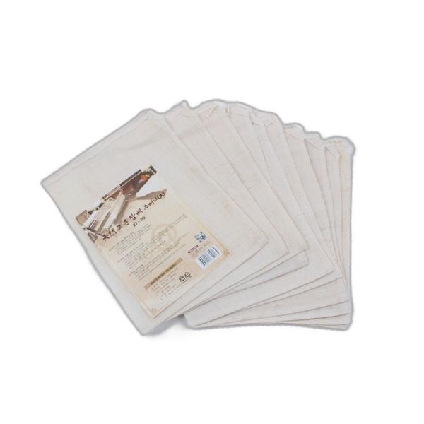 [하프클럽]자연소재 주머니 다용도 용기 육수 만들기 대형 육수