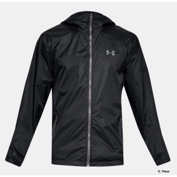 [매장정품] 언더아머 (언더아머) 남성 UA Storm 포프런트 레인 방수 바람막이 재킷1321439-001