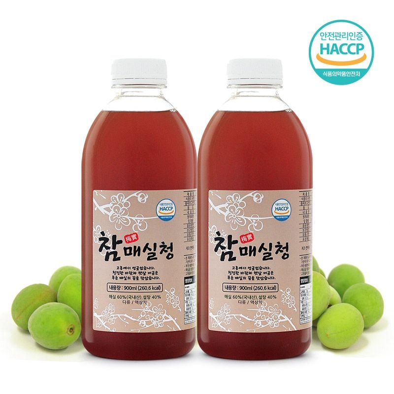 명가일품 고흥 참매실청 900ml X 2병