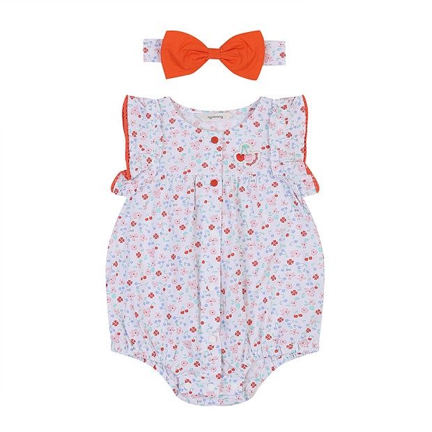 아가방 스타필드 수원 베키꽃나시바디수트 밴드 ORANGE _01S327952