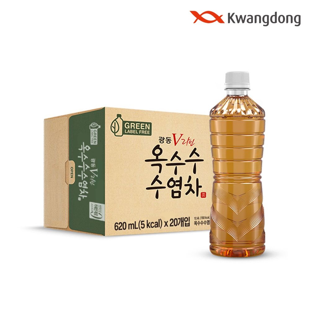 [광동][광동직영] 옥수수수염차 무라벨 620ml x 20pet (유/무라벨 랜덤발송)  : 롯데ON