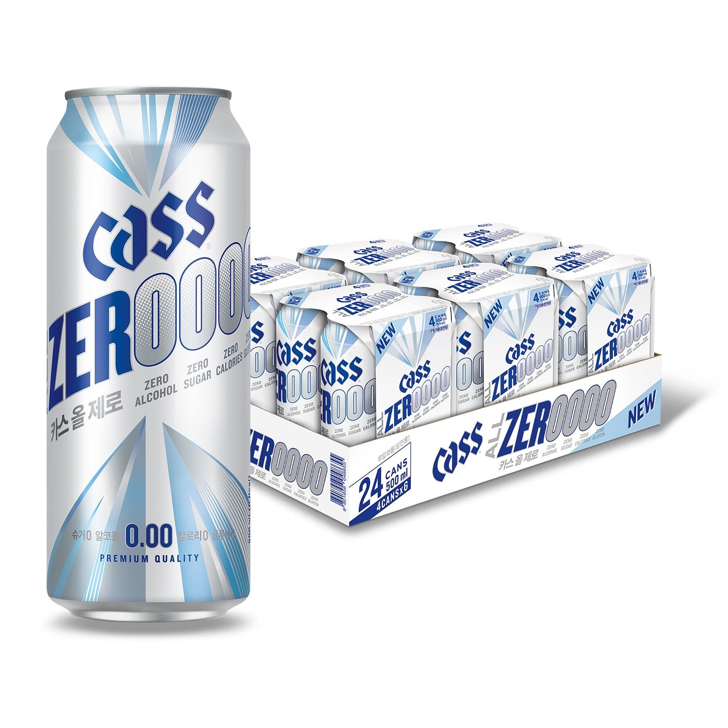 카스 올제로 0.00 500ml X 24캔  논알콜 무알콜맥주맛