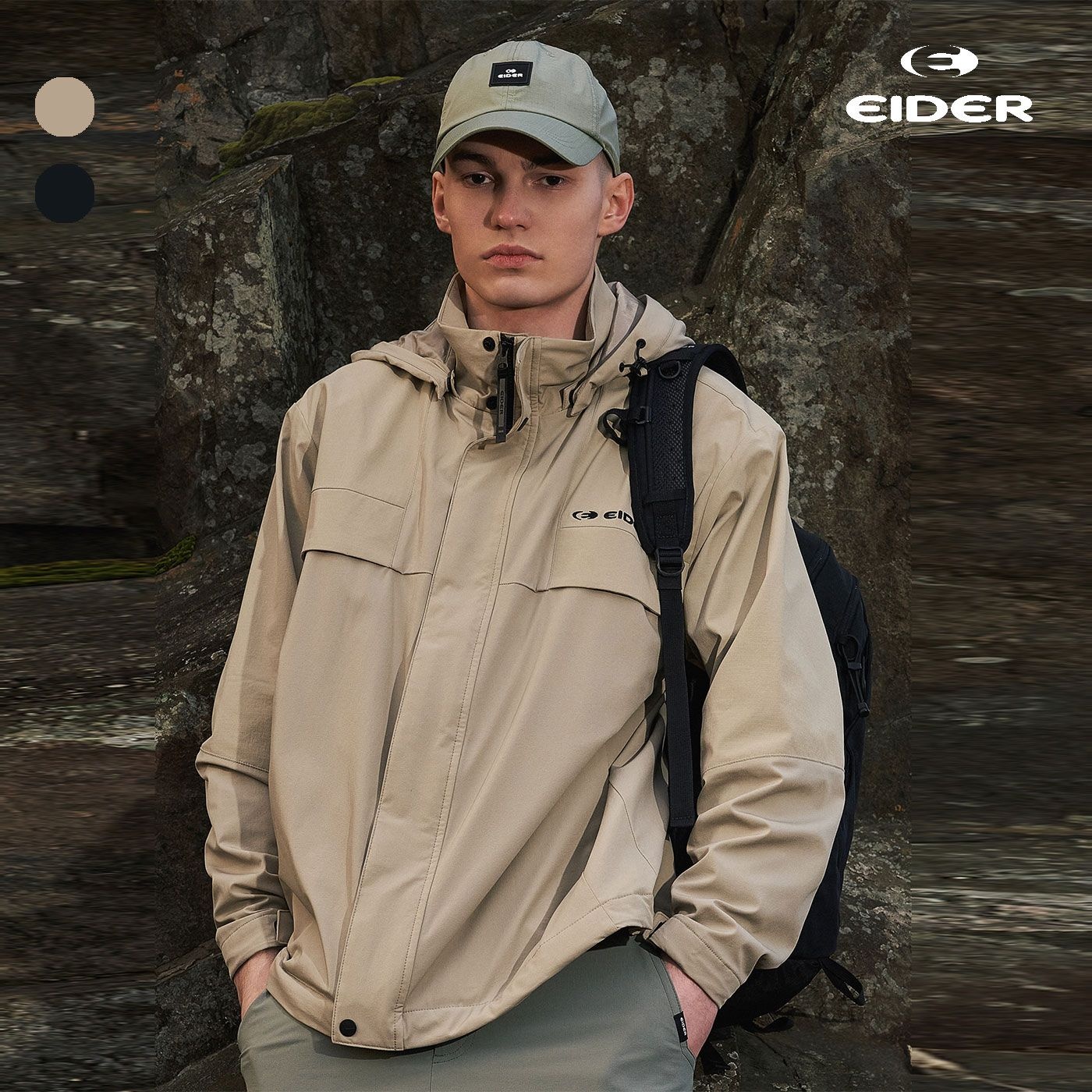 아이더 버서틀 남성 3 IN 1 바람막이 자켓 패딩조끼 내피 포함