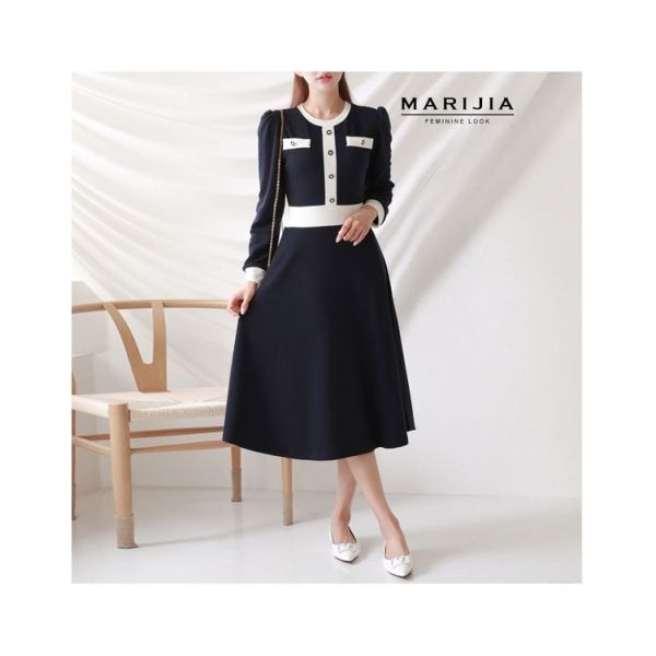 마리지아 MARIJIA 로맨틱 시트 라인 원피스_MOPA31047
