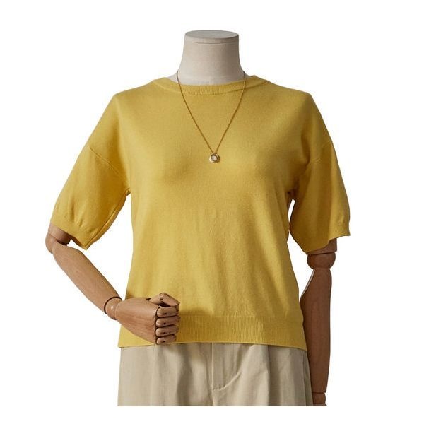 4KUS 포커스 베이직 반소매 니트 FM5C3KT3155