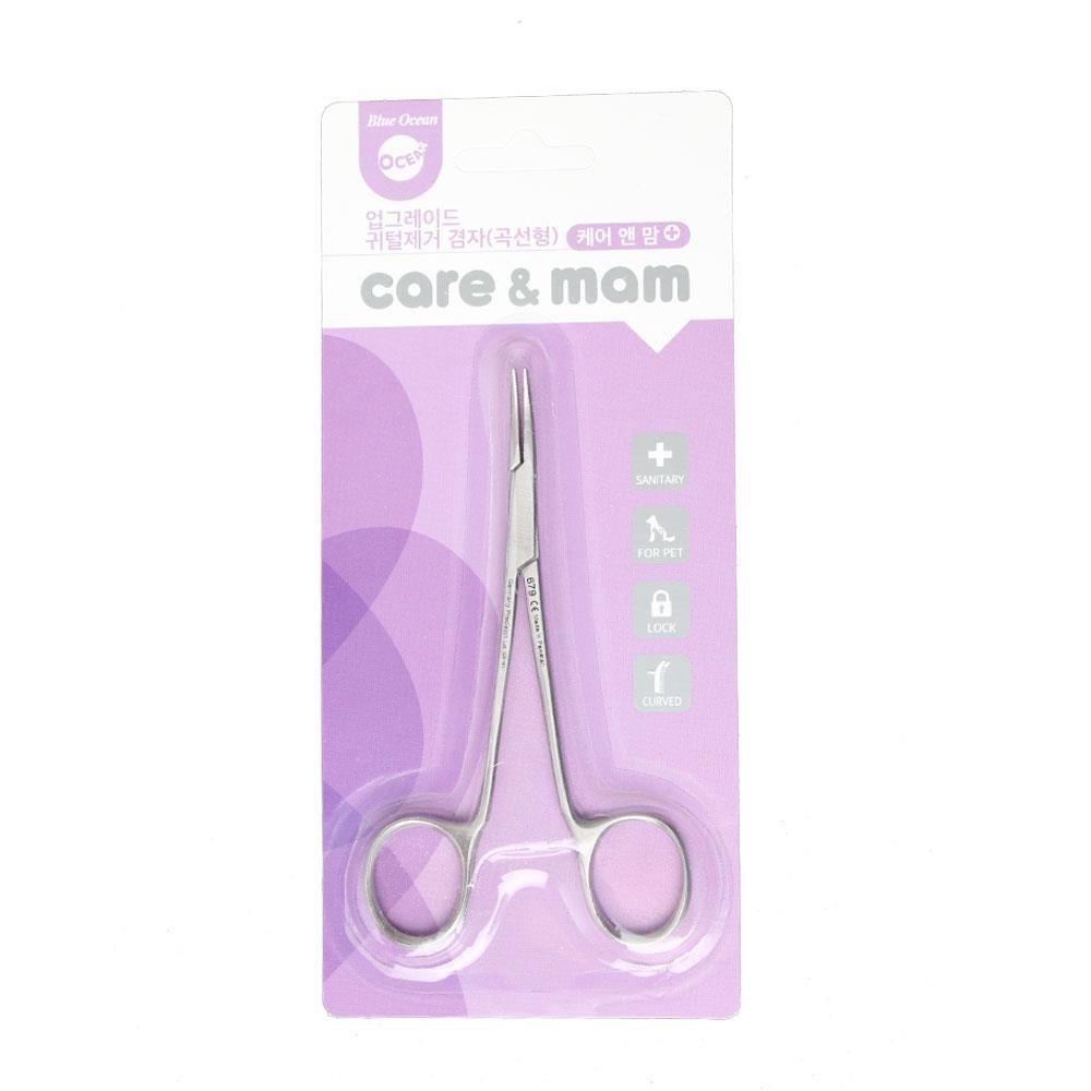 위생적 사용 가능한 곡선모양 귀청소용 애견미용가위전문가용 펫가위