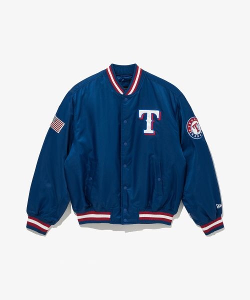 뉴에라 NEW ERA MLB 텍사스 레인저스 어센틱 스타디움 자켓 재킷 블루 14742055 942217