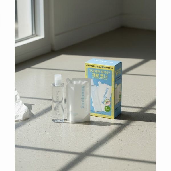 에뛰드 순정 약산성 5.5 진정 토너 대용량 기획세트 (350ml+350ml) No.1691417