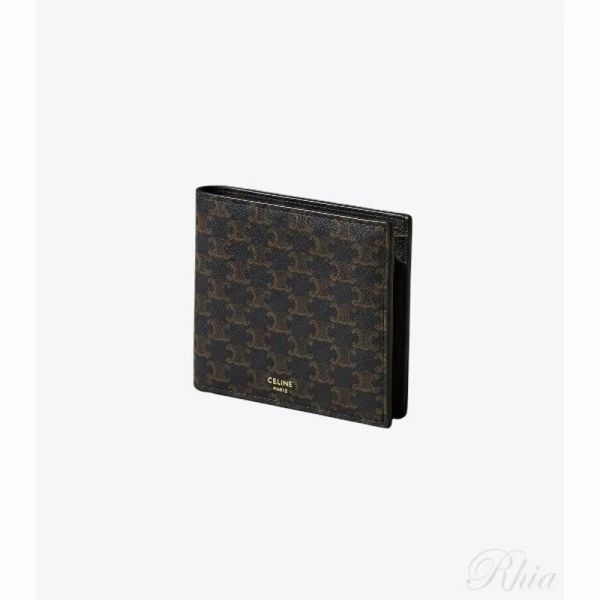 셀린느 26SS 바이폴드 지갑 위드 코인 컴파트먼트 IN 트리오페 캔버스 10C872BQB 38NO 트리옹프 반지갑