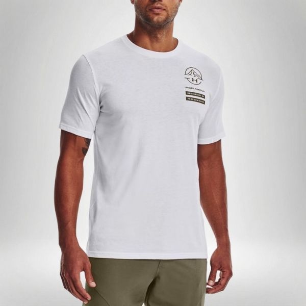 언더아머 남성 UA 마운틴 카모 락업 반팔 1370191 100 154329