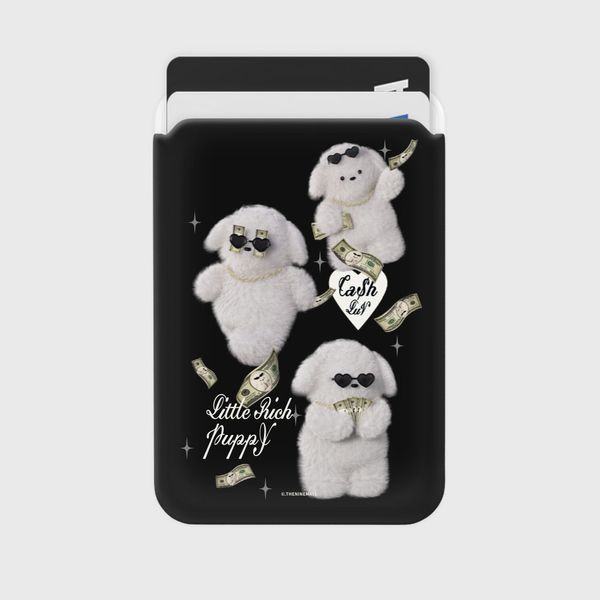[㈜모먼트디자인]더나인몰 little rich puppy 맥세이프 카드슬롯