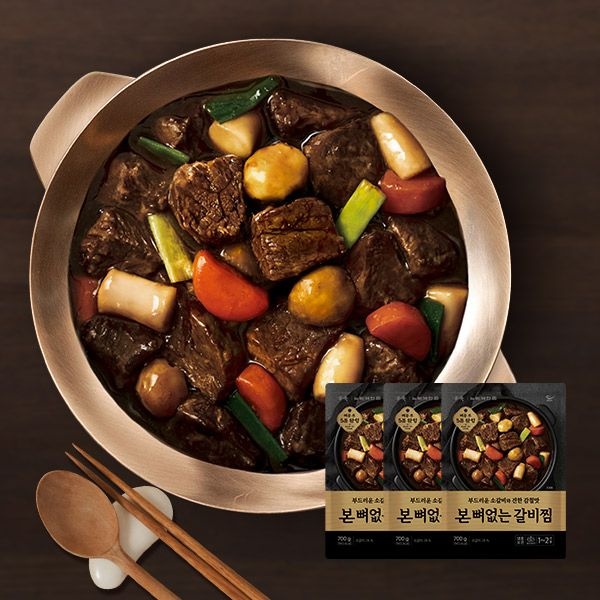 [롯데온] 본죽 뼈없는 소갈비찜 3팩 (37,750원/무료)