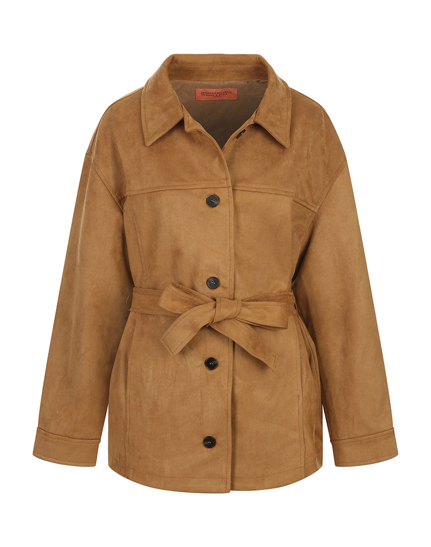 반에이크 벨티드 스웨이드자켓_VB4XJKMD01A