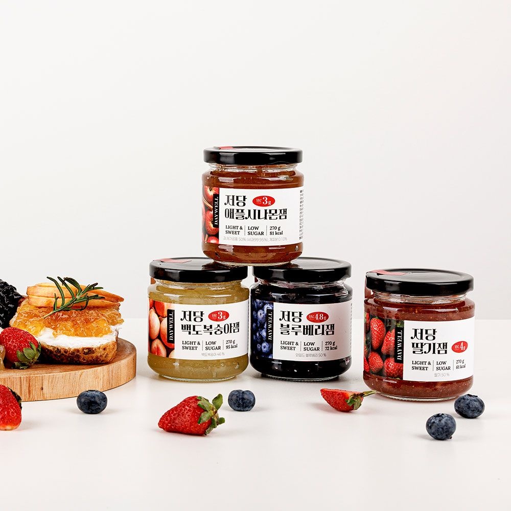 데이웰 저당 잼류 4종 1+1