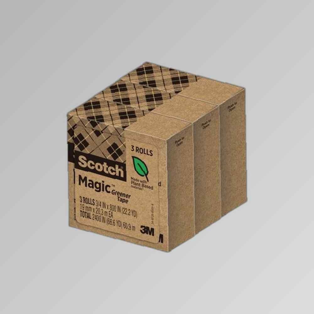 스카치 매직테이프 그리너 테이프 리필 19mmx20M 812S3 3팩/48입 부품 소모품 자재 파츠