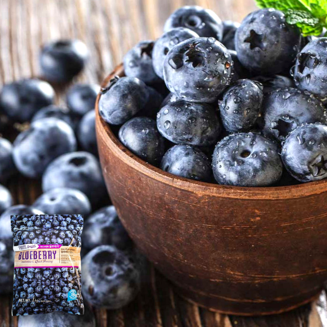 냉동 블루베리 1kg+1kg 총2kg