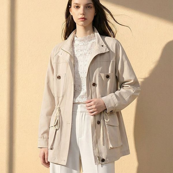 드레스허그 [보리보리]MARIO베엘 캐주얼 트렌치 자켓 2color_260306_MW015