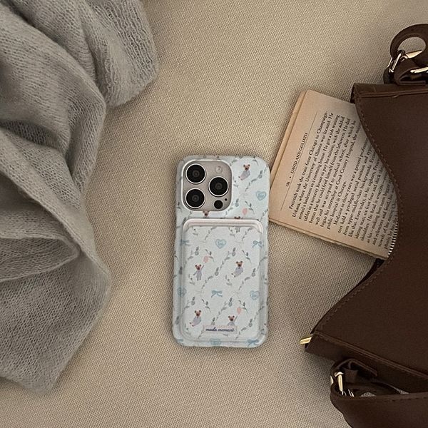 [모먼트디자인]메이드모먼 cozy garden friends 디자인 맥세이프 카드슬롯