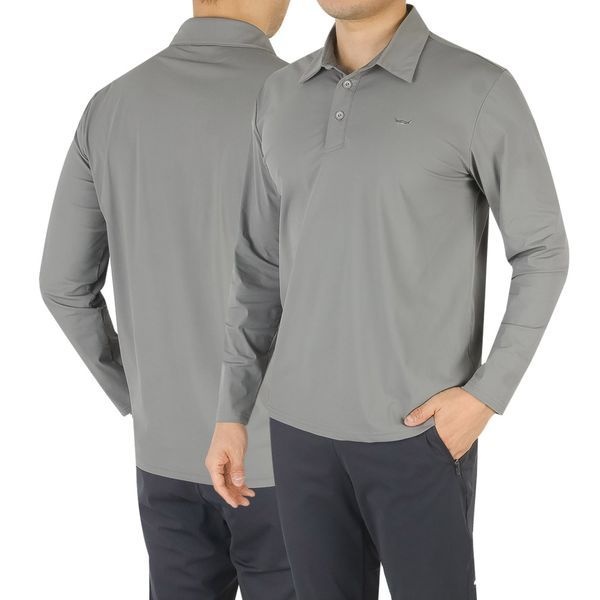 [하프클럽]봄 버팔로 남성 카라티셔츠 스판 쿨링 아웃도어 등산복 작업복 상의 TSBF-125