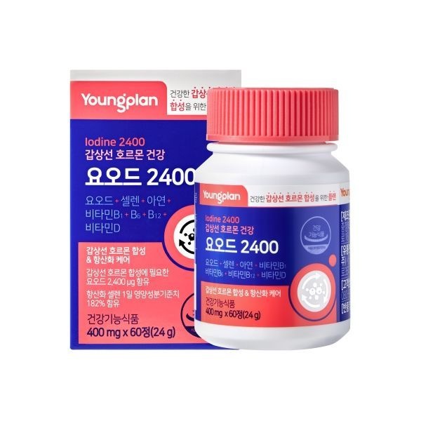 영진약품 영플랜 갑상선 호르몬건강 요오드 2400 60정176242