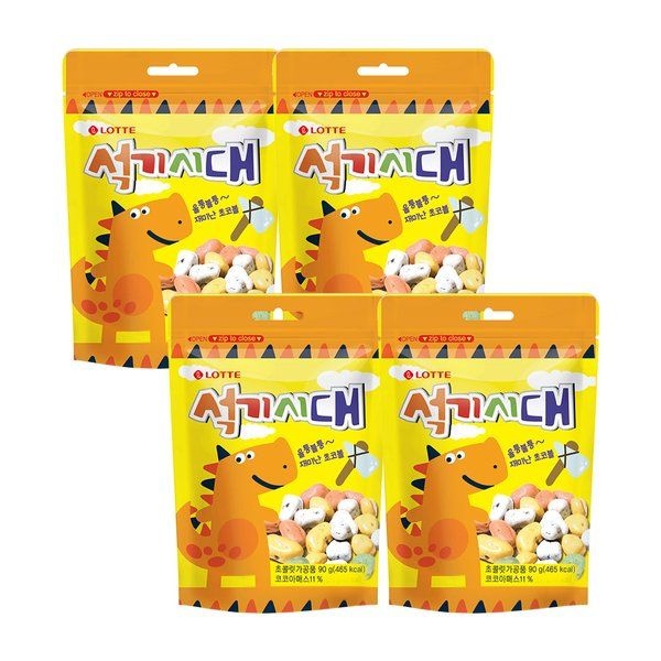 롯데제과 석기시대 90g x4