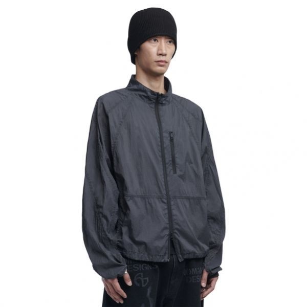 NOMANUAL T.N LIGHT WIND JACKET - CHARCOAL 307211
