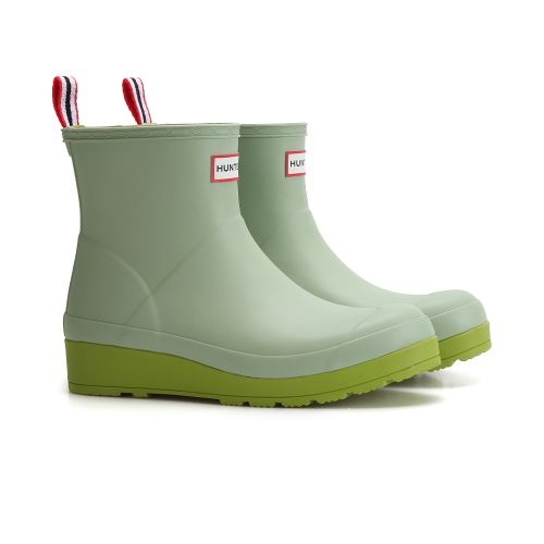 헌터 WOMEN 플레이 숏 레인부츠 글램그린 WFS2020RMAGGP